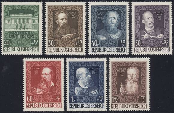 ÖSTERREICH 1948 MiNr. 878-884