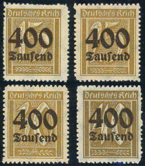 DR 1923 MiNr. 297-300