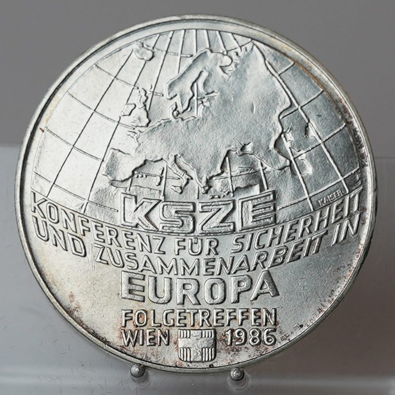 ÖSTERREICH 500 Schilling 1986 Folgetreffen der KSZE in Wien