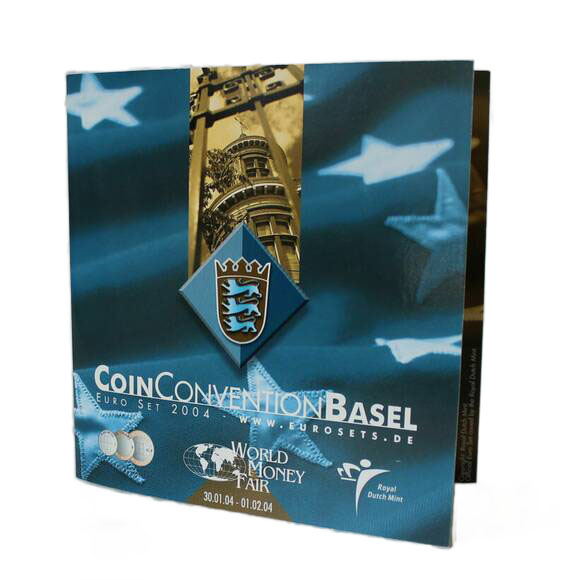 NIEDERLANDE 2004 World Money Fair Basel offizieller Kursmünzsatz