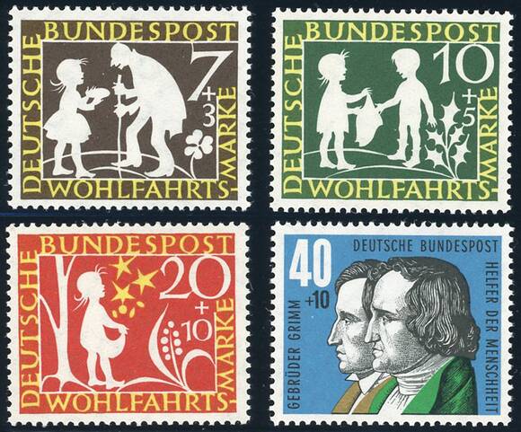 BRD 1959 MiNr. 322-325