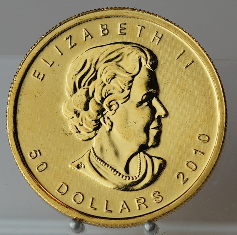 KANADA 50 Dollars Gold 2010 Maple Leaf