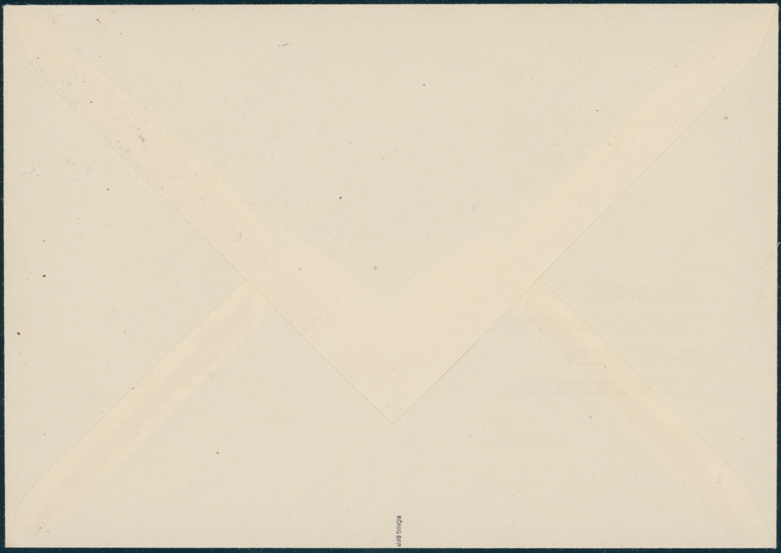 DDR 1957 MiNr. 593-594 zurückgezogener Ersttagsbrief