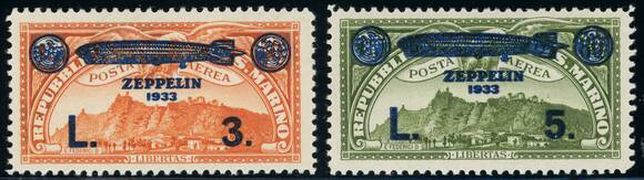 SAN MARINO 1933 MiNr. 192-193