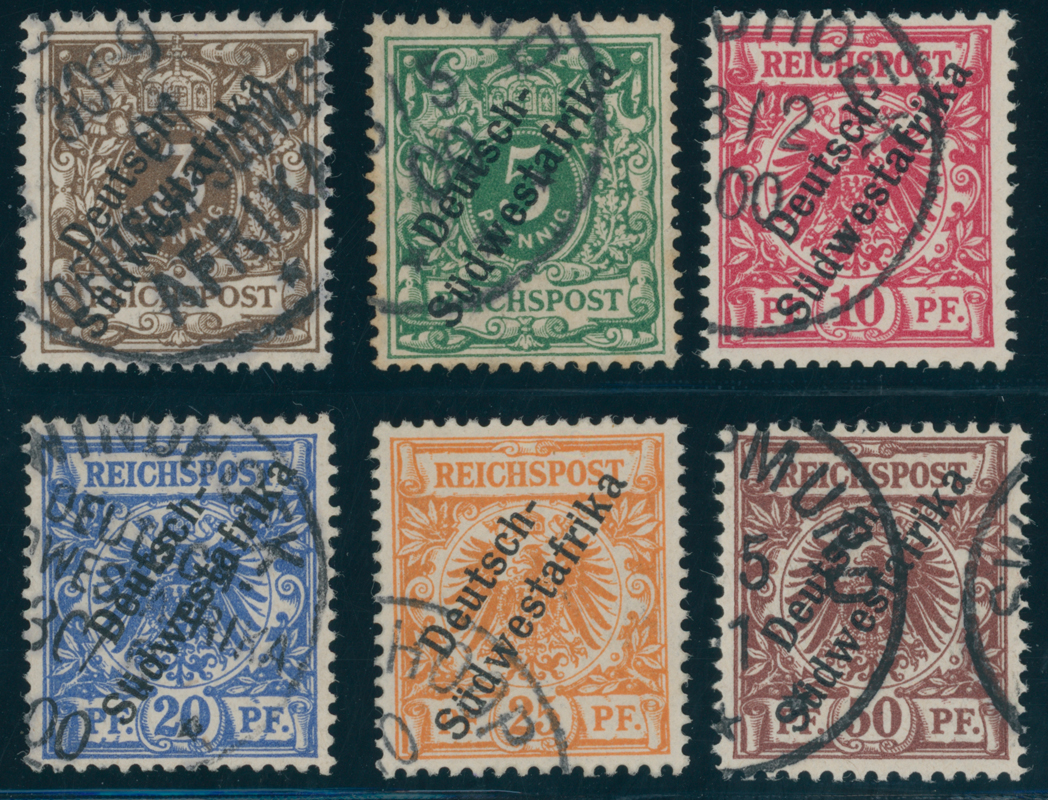 DEUTSCH-SÜDWESTAFRIKA 1898/99 MiNr. 5-10