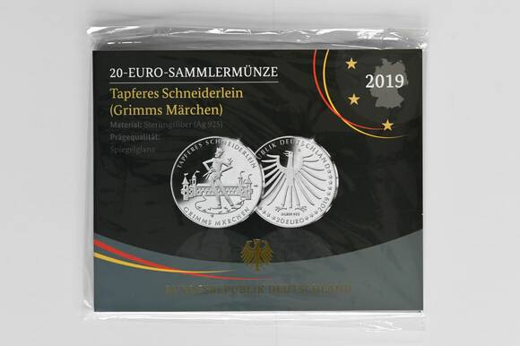 BRD 20 Euro 2019 G Tapferes Schneiderlein (Grimms Märchen)