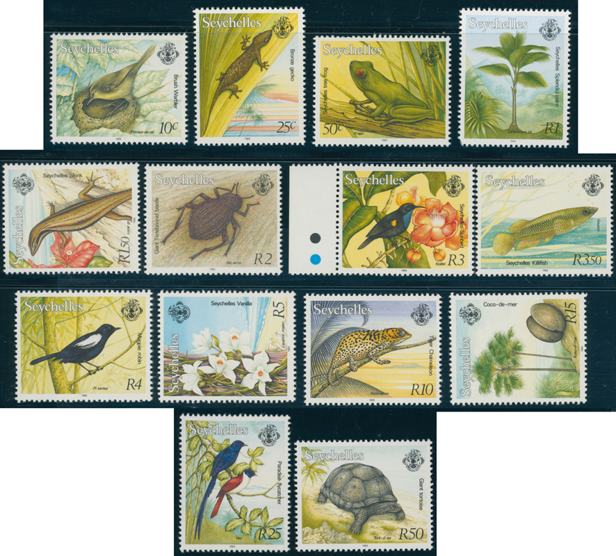 SEYCHELLEN 1993 MiNr. 762-775