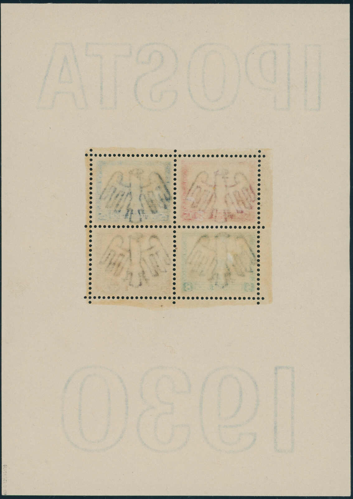 DEUTSCHES REICH 1930 Block 1 Iposta