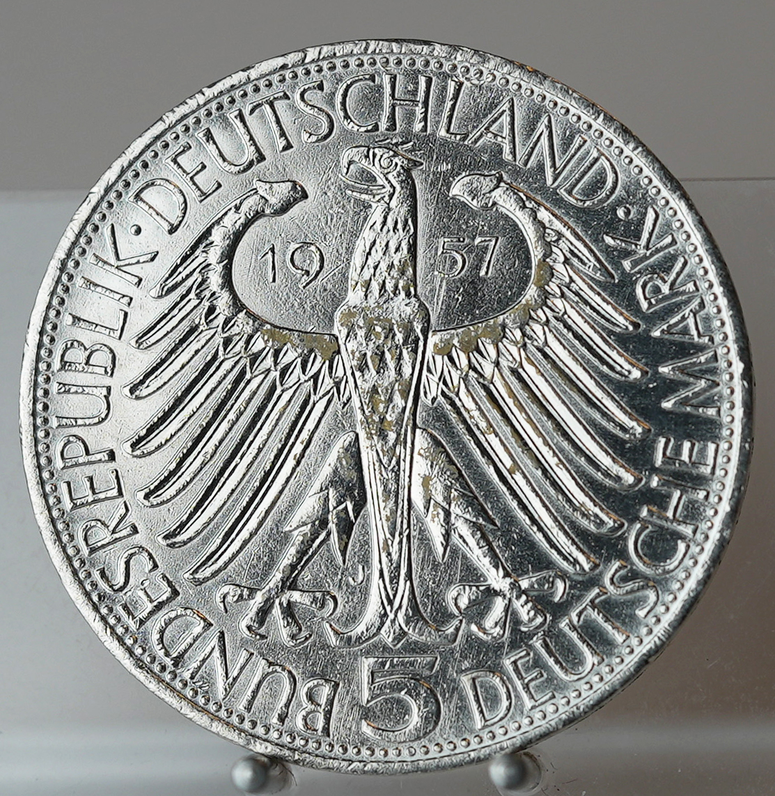 BRD 5 DM Eichendorff 1957 J Jaeger 391