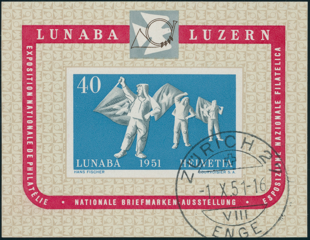 SCHWEIZ 1951 Block 14