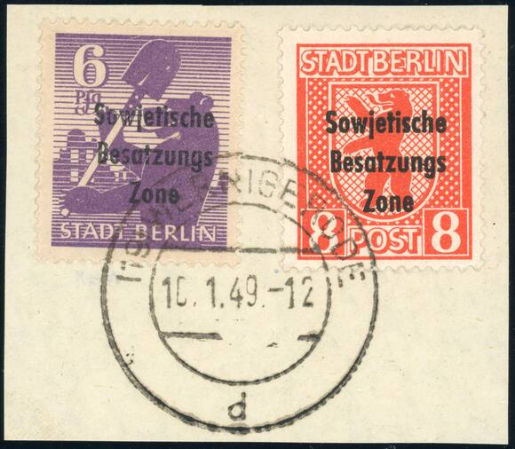 SBZ 1948 MiNr. 201 A wb x SBZ 1948 MiNr. 201 A wb x