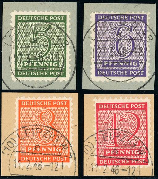 SBZ MiNr. 120-123 X SBZ MiNr. 120-123 X