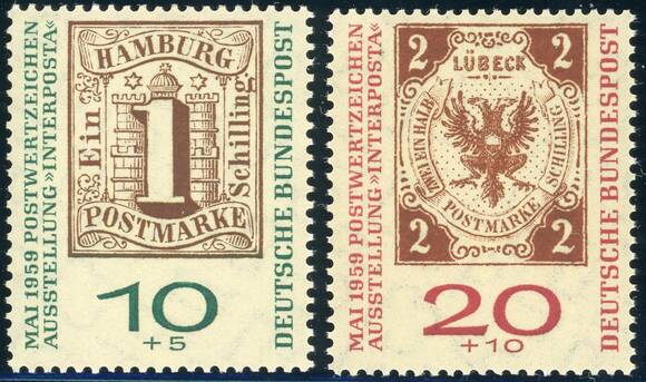 BRD 1959 MiNr. 310-311 a