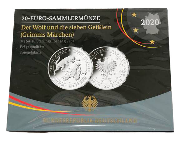 BRD 20 Euro 2020 D Der Wolf und die sieben Geißlein PP