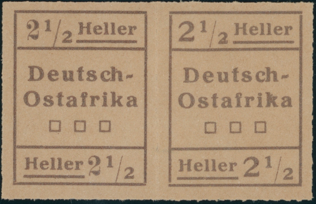 DEUTSCH-OSTAFRIKA 1916 WUGA MiNr. III W 2