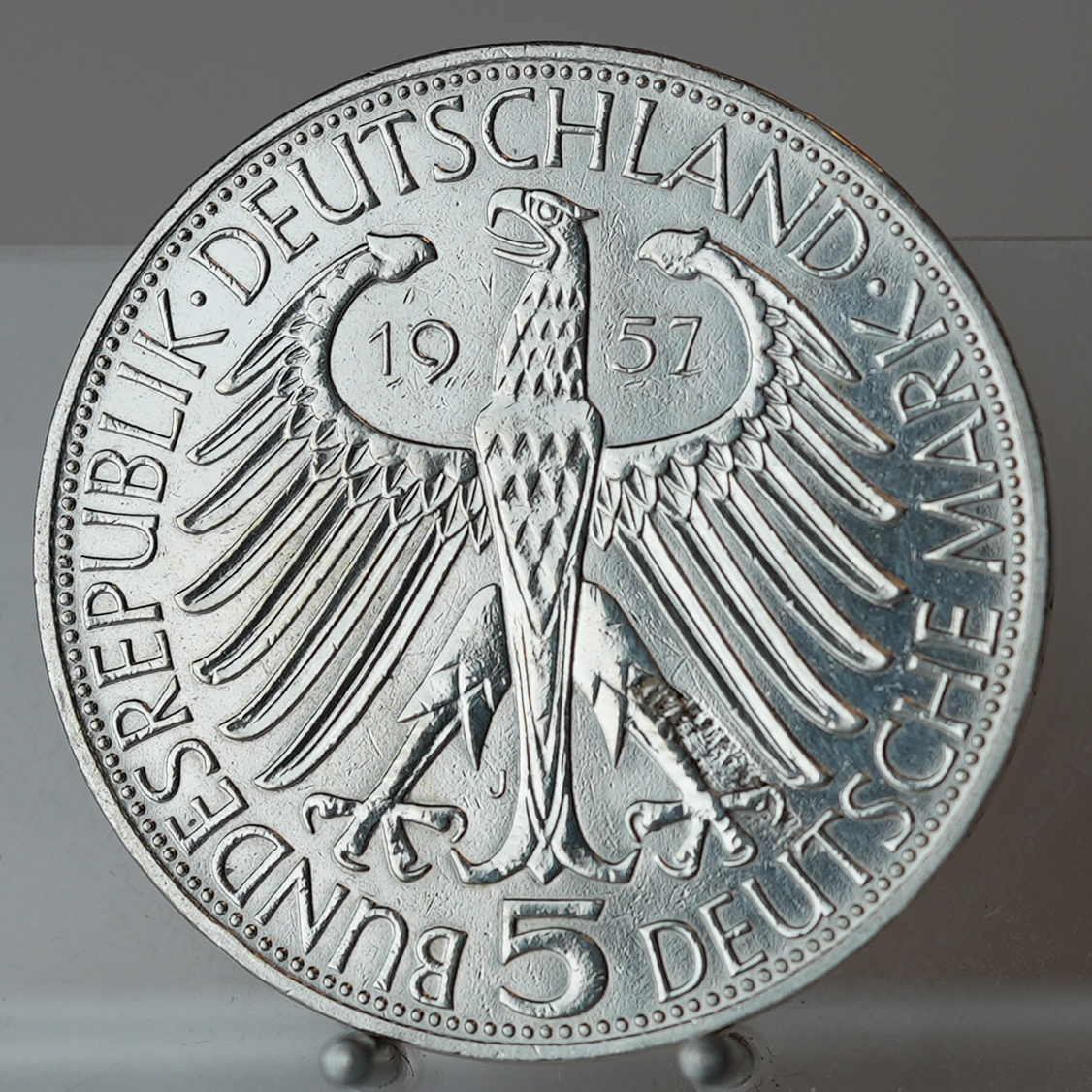 BRD 5 DM Eichendorff 1957 J Jaeger 391