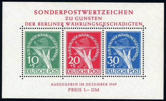 BERLIN 1949 Block 1 BERLIN 1949 Block 1