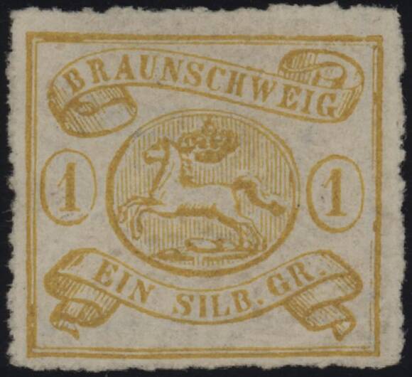 BRAUNSCHWEIG 1864 MiNr. 14 B BRAUNSCHWEIG 1864 MiNr. 14 B