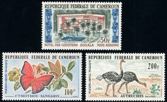 KAMERUN 1962 MiNr. 370-373