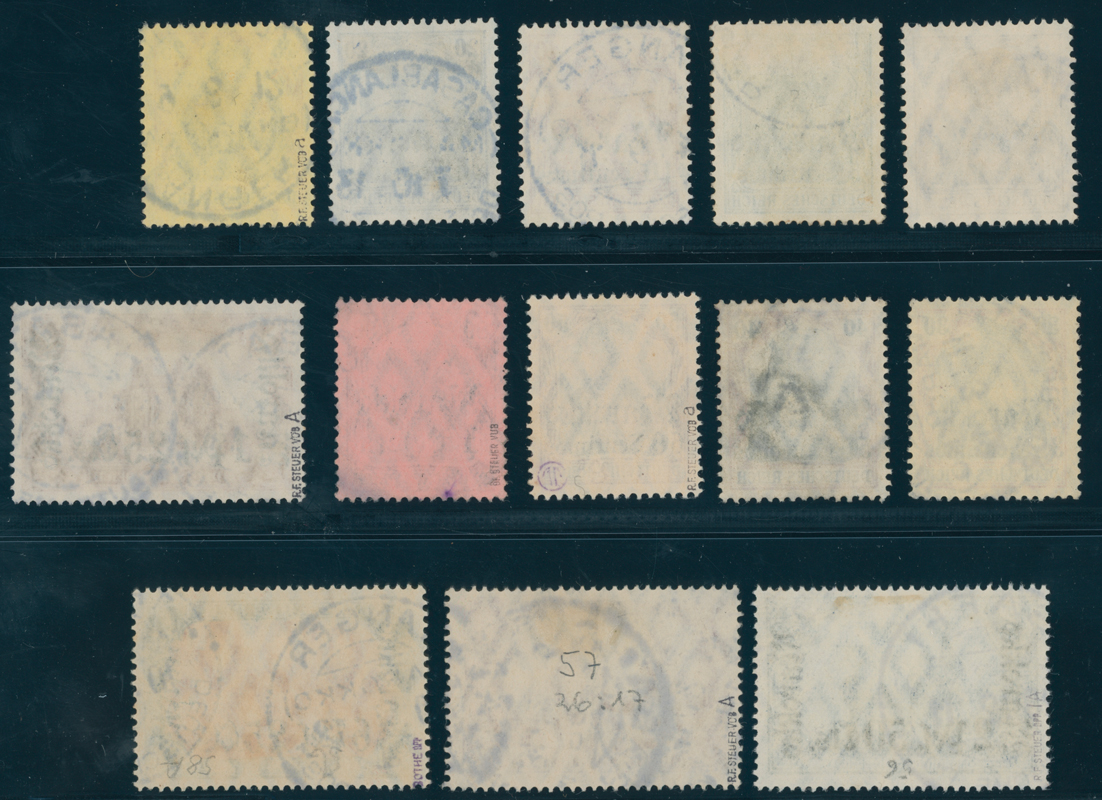 DP MAROKKO 1911 MiNr. 46-58