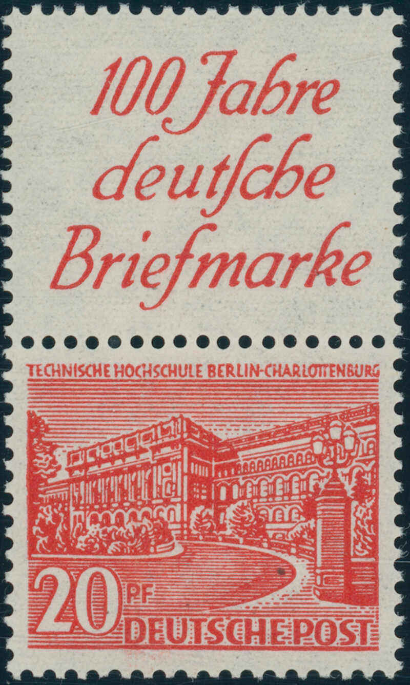 BERLIN 1949 Zusammendruck S 4