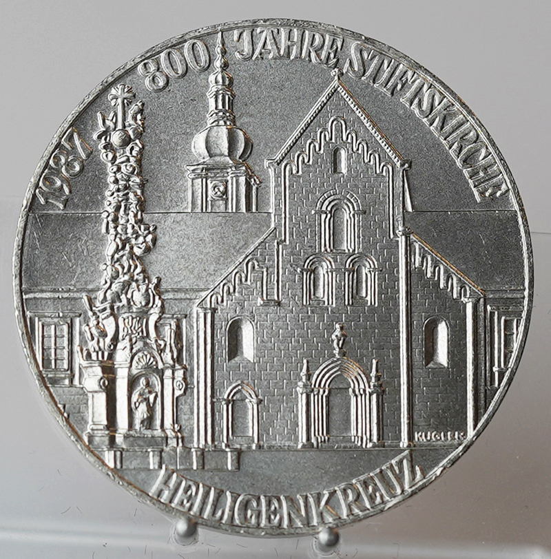 ÖSTERREICH 500 Schilling 1987 800 Jahre Stiftskirche Heiligenkreuz