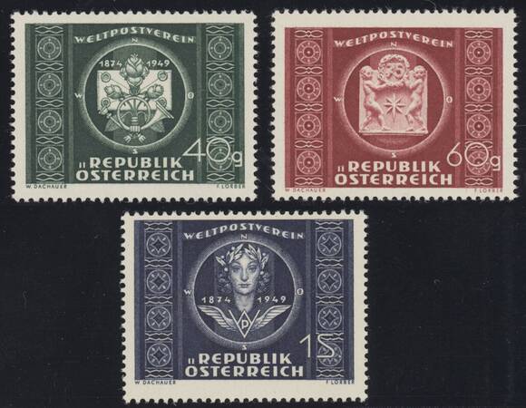 ÖSTERREICH 1949 MiNr. 943-945