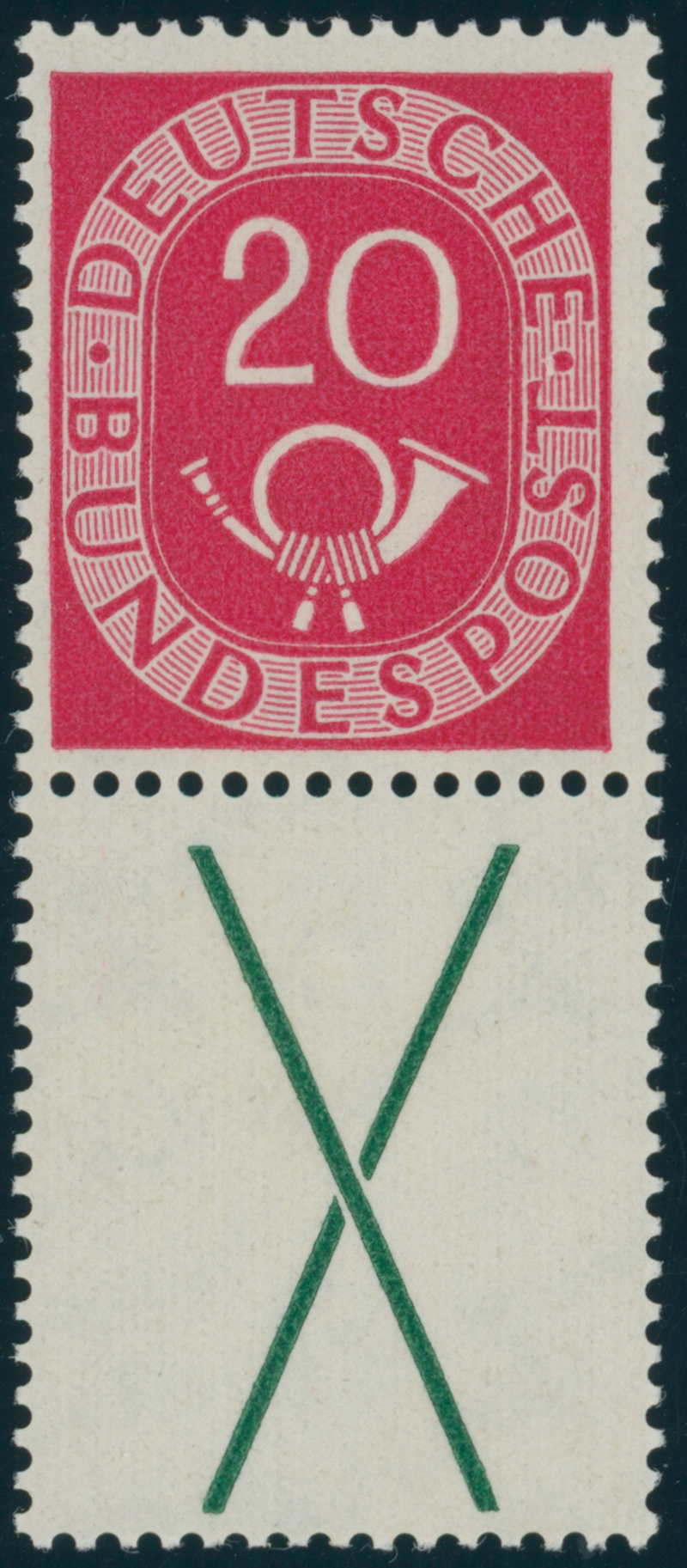 BRD 1951 Zusammendruck S 5