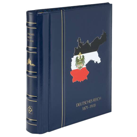 LEUCHTTURM SF-Vordruckalbum PERFECT DP, im Classic Design 'DEUTSCHES REICH 1933-1945' blau