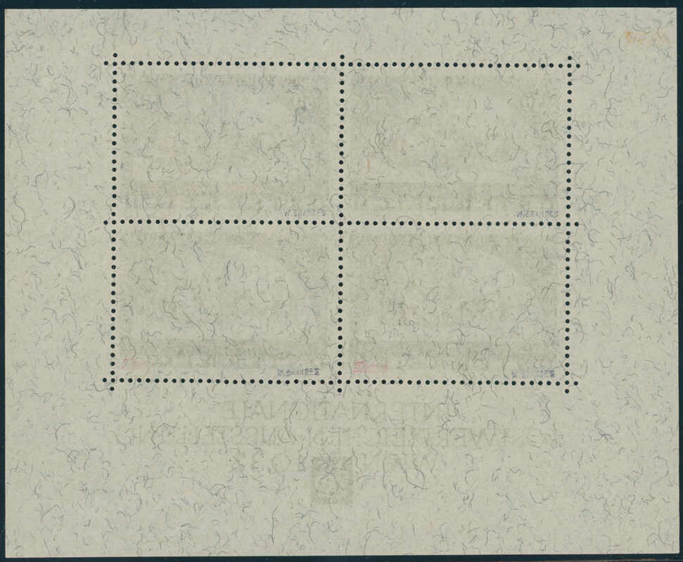 ÖSTERREICH 1933 Block 1 Wipa mit Umschlag