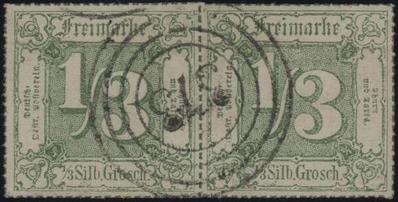 THURN UND TAXIS 1866 MiNr. 46 Paar