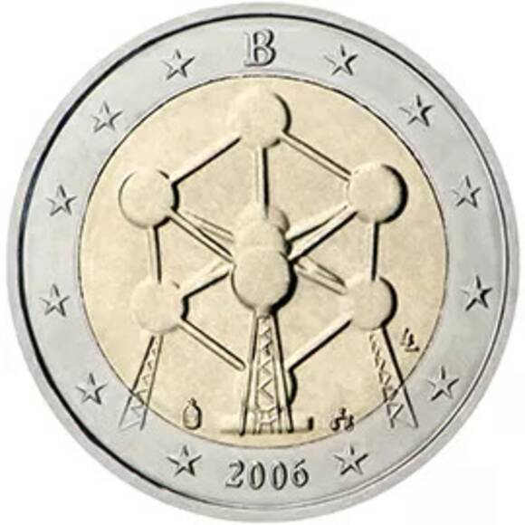 BELGIEN 2 Euro 2006 Atomium BELGIEN 2 Euro 2006 Atomium