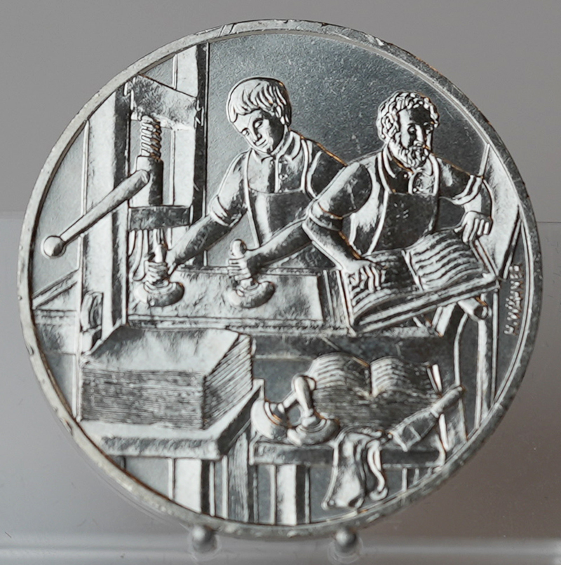 ÖSTERREICH 500 Schilling 1998 Buchdrucker