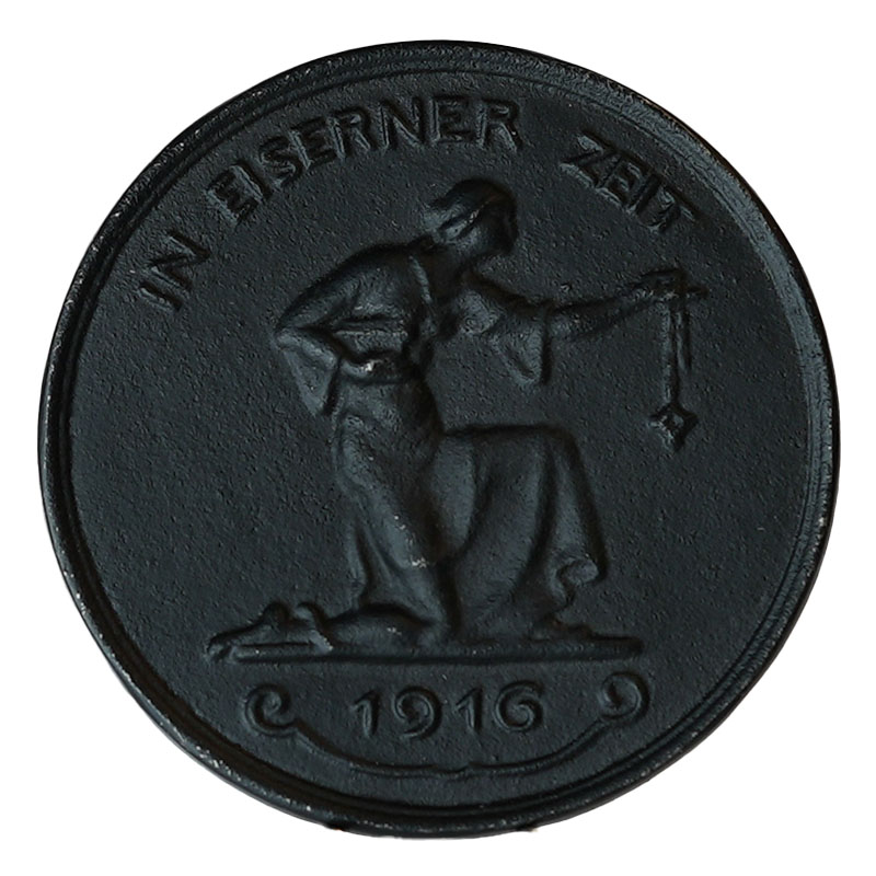 SPENDENMEDAILLE In Eiserner Zeit 1916 Top-Erhaltung 