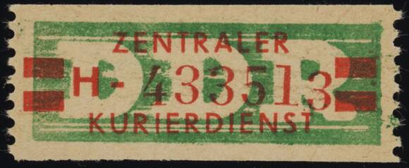 DDR-Dienst B 31 a II H, Gera, Einzelstück