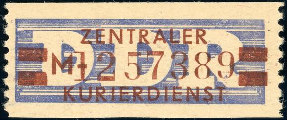 DDR-Dienst MiNr. B 21 M II N