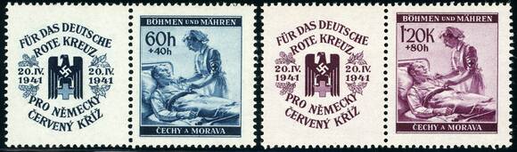B.u.M. 1941 MiNr. 62-63 Zf