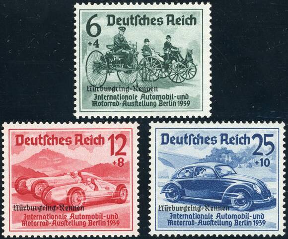 Deutsches Reich 1939 MiNr. 695-697