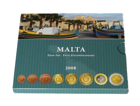 MALTA 2008 Euro-Kursmünzensatz