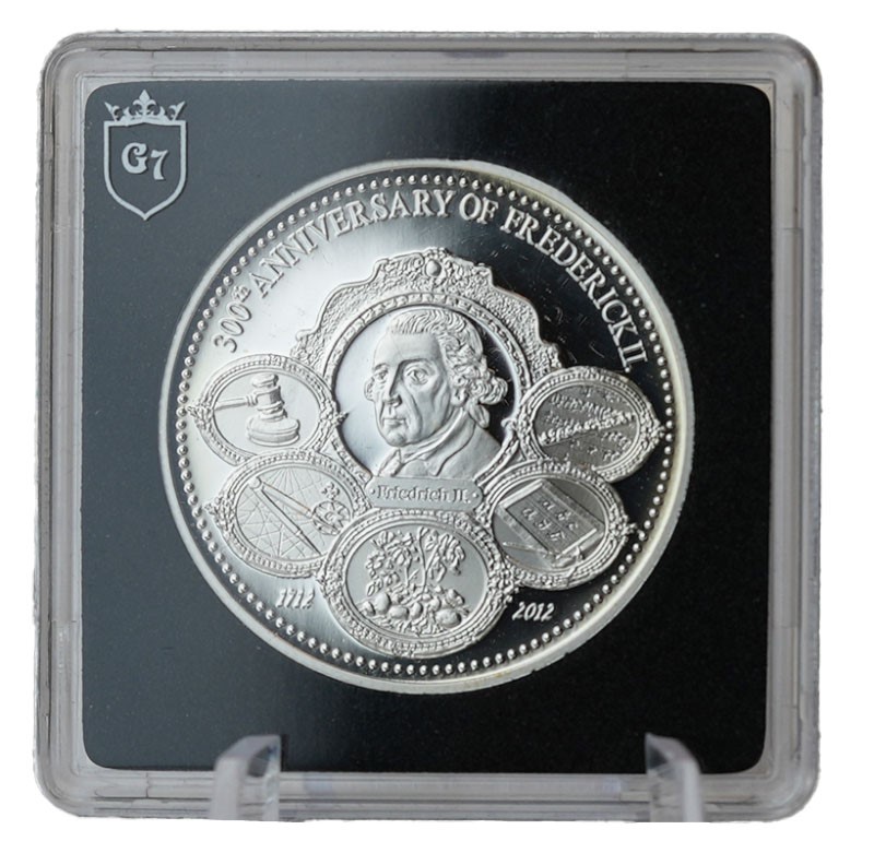 SAMOA 5 Tala Silber, Friedrich der Große, PP 