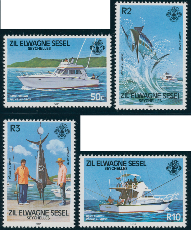 SEYCHELLEN-ÄUßERE SEYCHELLEN 1984 MiNr. 80-83