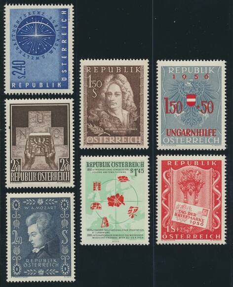 ÖSTERREICH 1956 Jahrgang komplett ÖSTERREICH 1956 Jahrgang komplett
