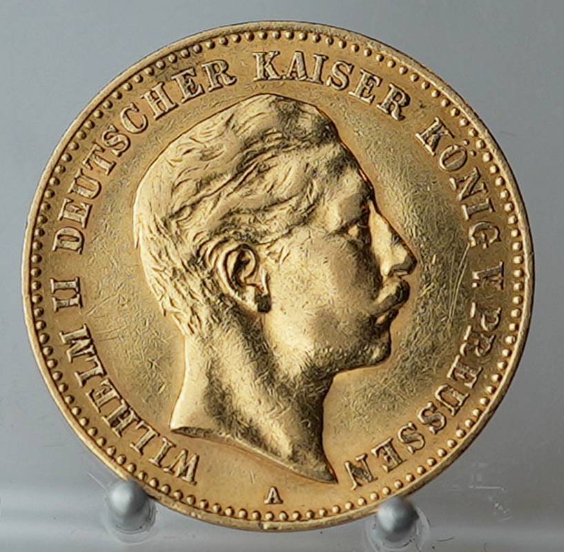 PREUSSEN 10 Mark Gold 1900 A Jaeger 251