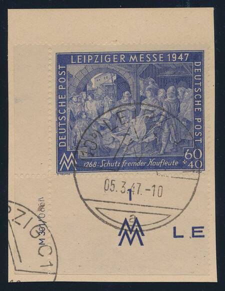 ALL.BES. 1947 MiNr. 942 I A Z DV F