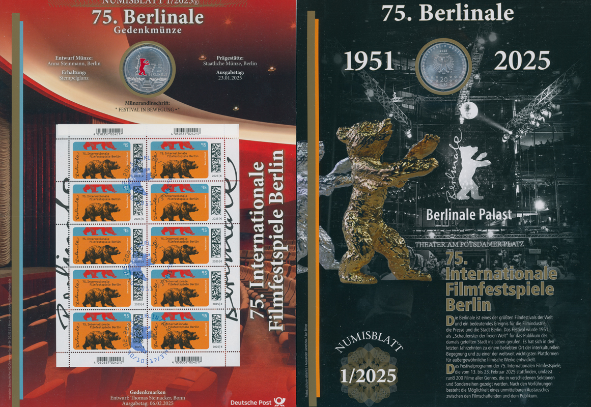 NUMISBLATT 1/2025 Deutsche Post mit Silber-Gedenkmünze 20 Euro