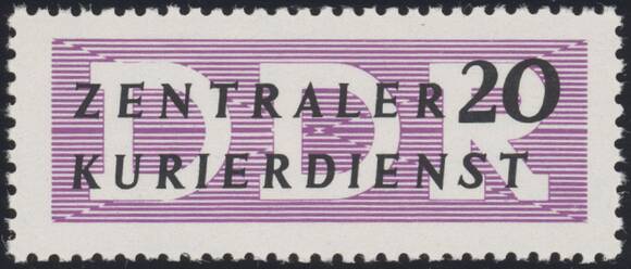 DDR-Dienst MiNr. B 7 X II