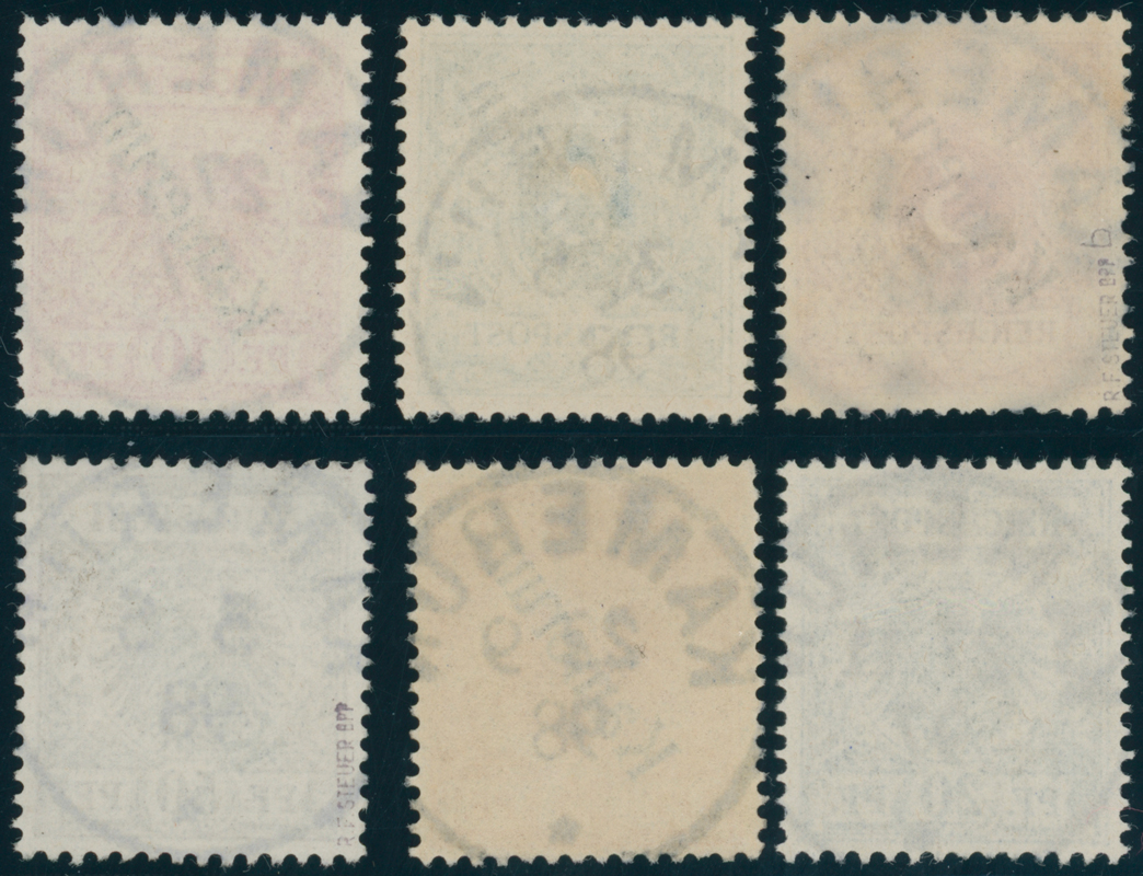KAMERUN 1897 MiNr. 1-6