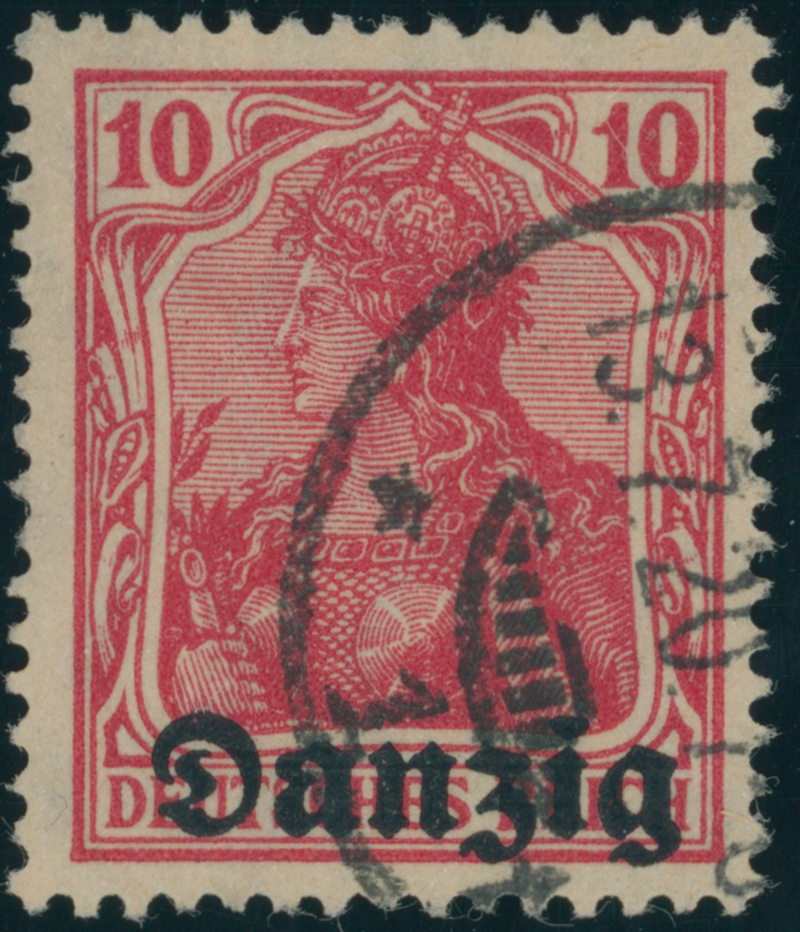 DANZIG 1920 MiNr. 2 a