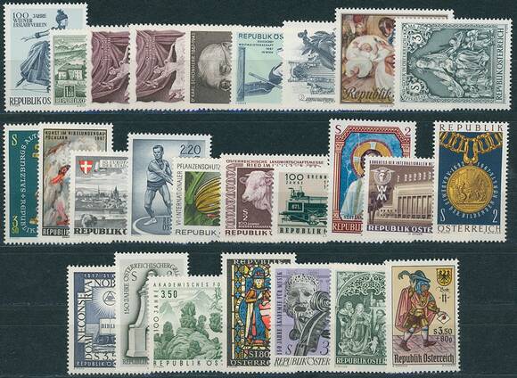 Österreich 1967 Jahrgang komplett Österreich 1967 Jahrgang komplett