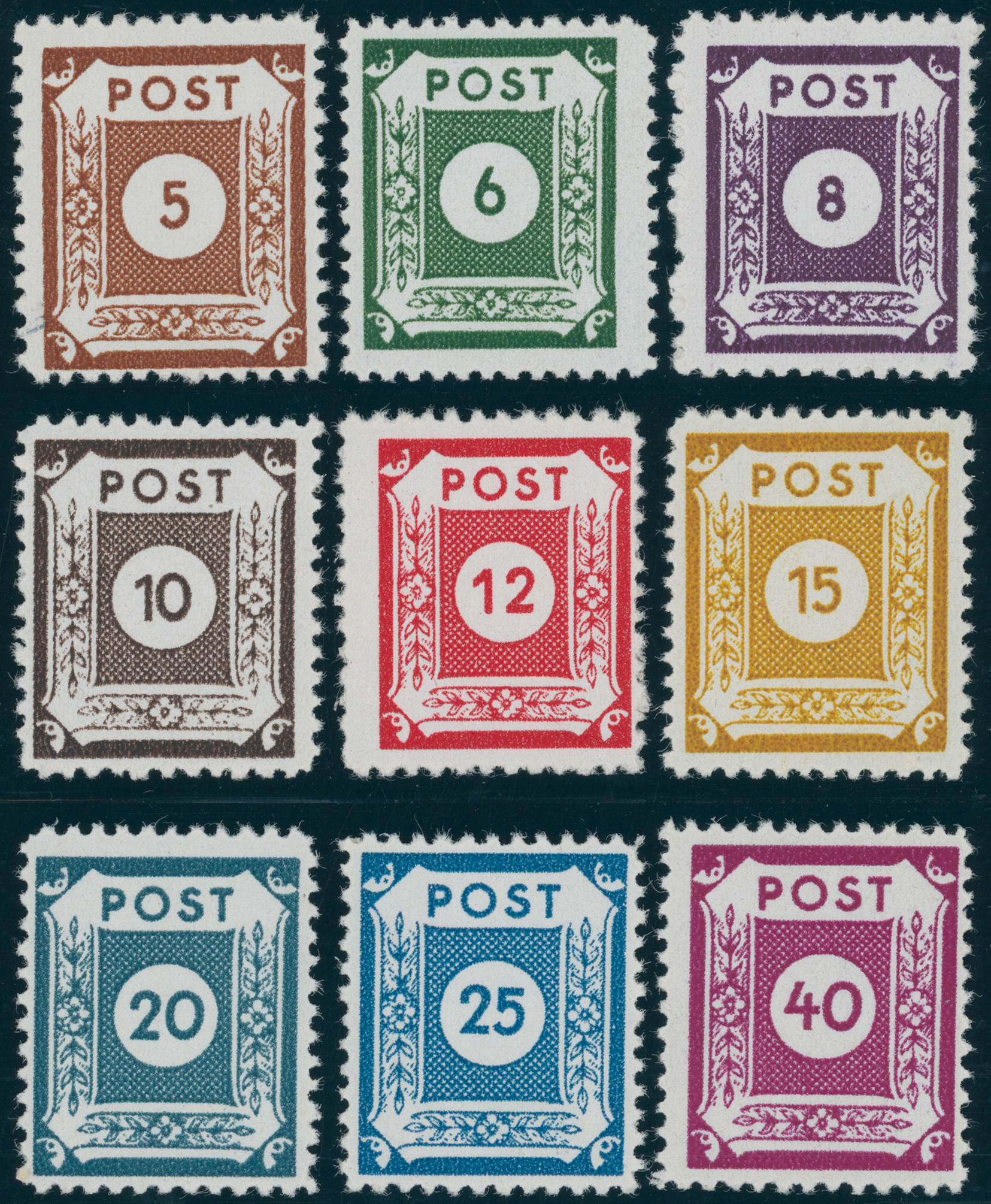 SBZ MiNr. 42-50 D III